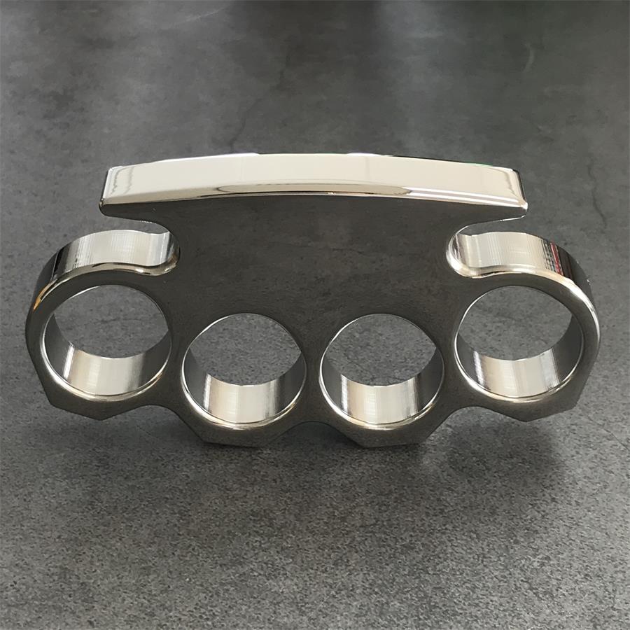 Mirror Polished Steel Outdoor Tool with Classic Chamfered Design