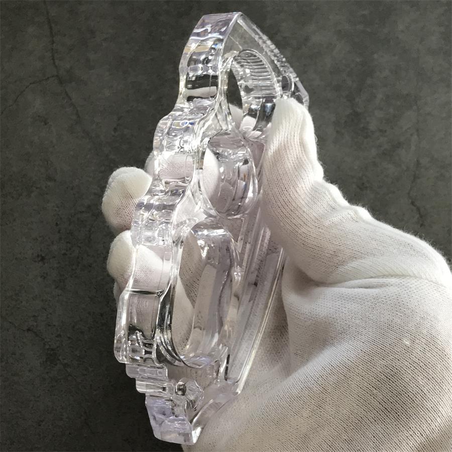 Outdoor EDC Tool with Large Opening in See-through Plastic