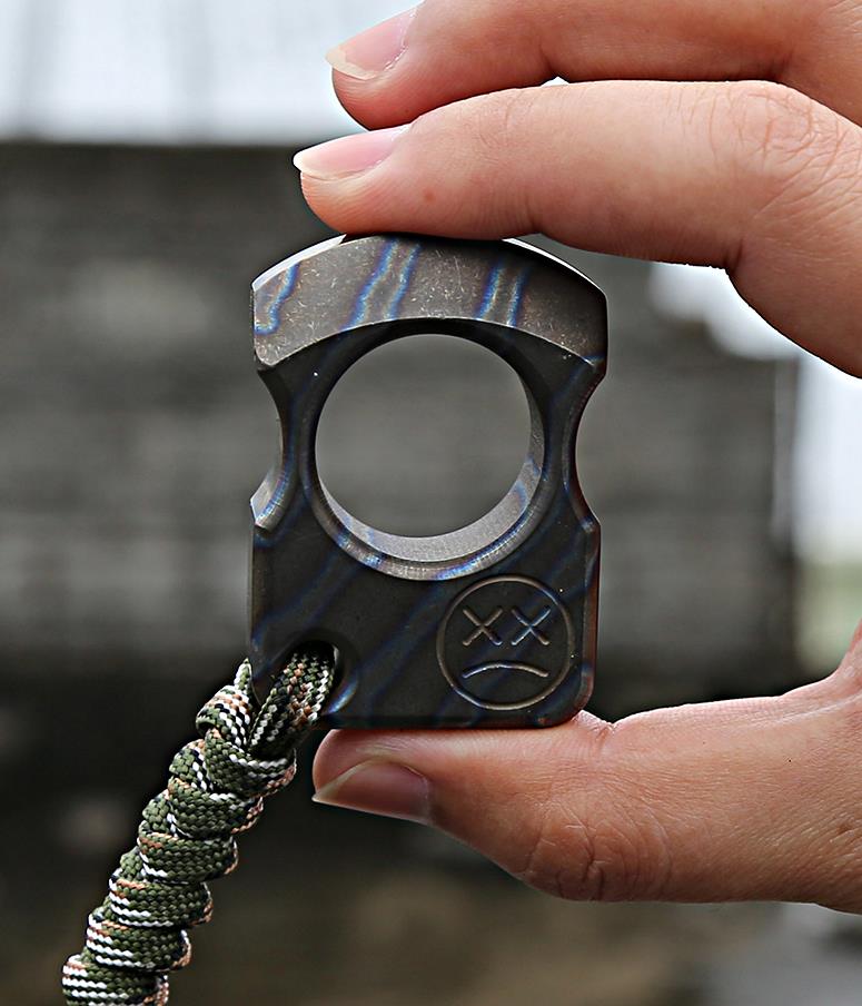 Mini Titanium Multifunctional Outdoor Portable Pocket Ring in Various Styles