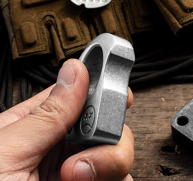 Solid Steel Outdoor Single Pocket EDC Tool
