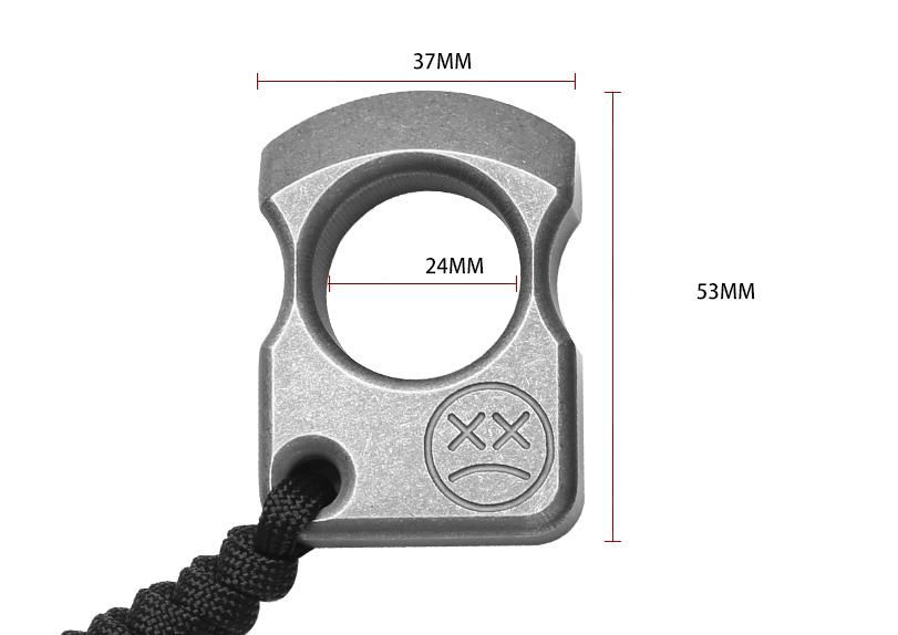 Mini Titanium Multifunctional Outdoor Portable Pocket Ring in Various Styles