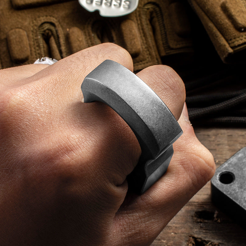Solid Steel Outdoor Single Pocket EDC Tool