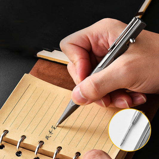 Portable Titanium Pen EDC Tool Designed for Outdoor Use