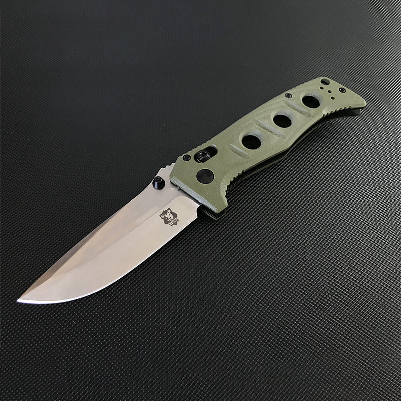 Liome 273 Outdoor Folding Pocket Tool with G10 Grip and Stonewashed Finish