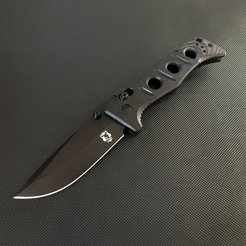Liome 273 Outdoor Folding Pocket Tool with G10 Grip and Stonewashed Finish