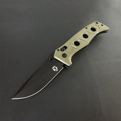 Liome 273 Outdoor Folding Pocket Tool with G10 Grip and Stonewashed Finish