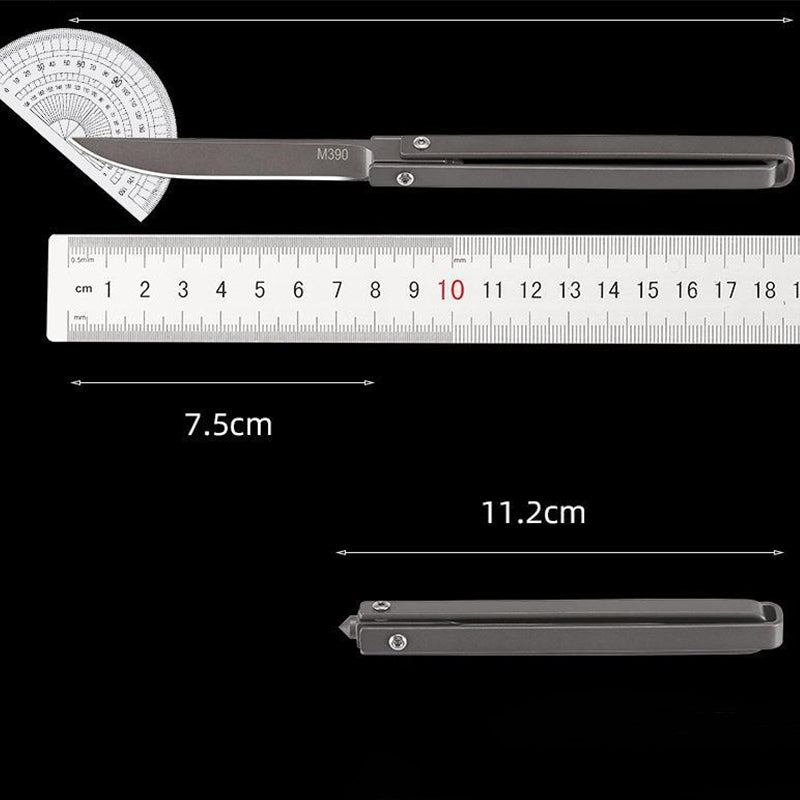 Leather Case Included Folding Outdoor Pocket Tool with Handle