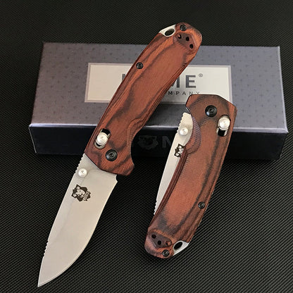 Liome 15031 Stonewashed Folding Outdoor Tool with Wooden Grip