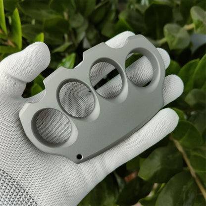 Outdoor Tool with Four Openings in Sandblasted Titanium Alloy