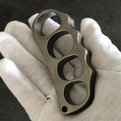 Outdoor EDC Tool Featuring Medium Titanium Pea Shape