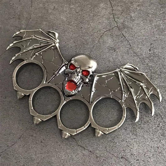 Creative Four-Hole Outdoor Tool with Bat-Shaped Zinc Alloy Structure