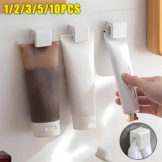 Wall-Mounted Toothbrush & Toothpaste Holder