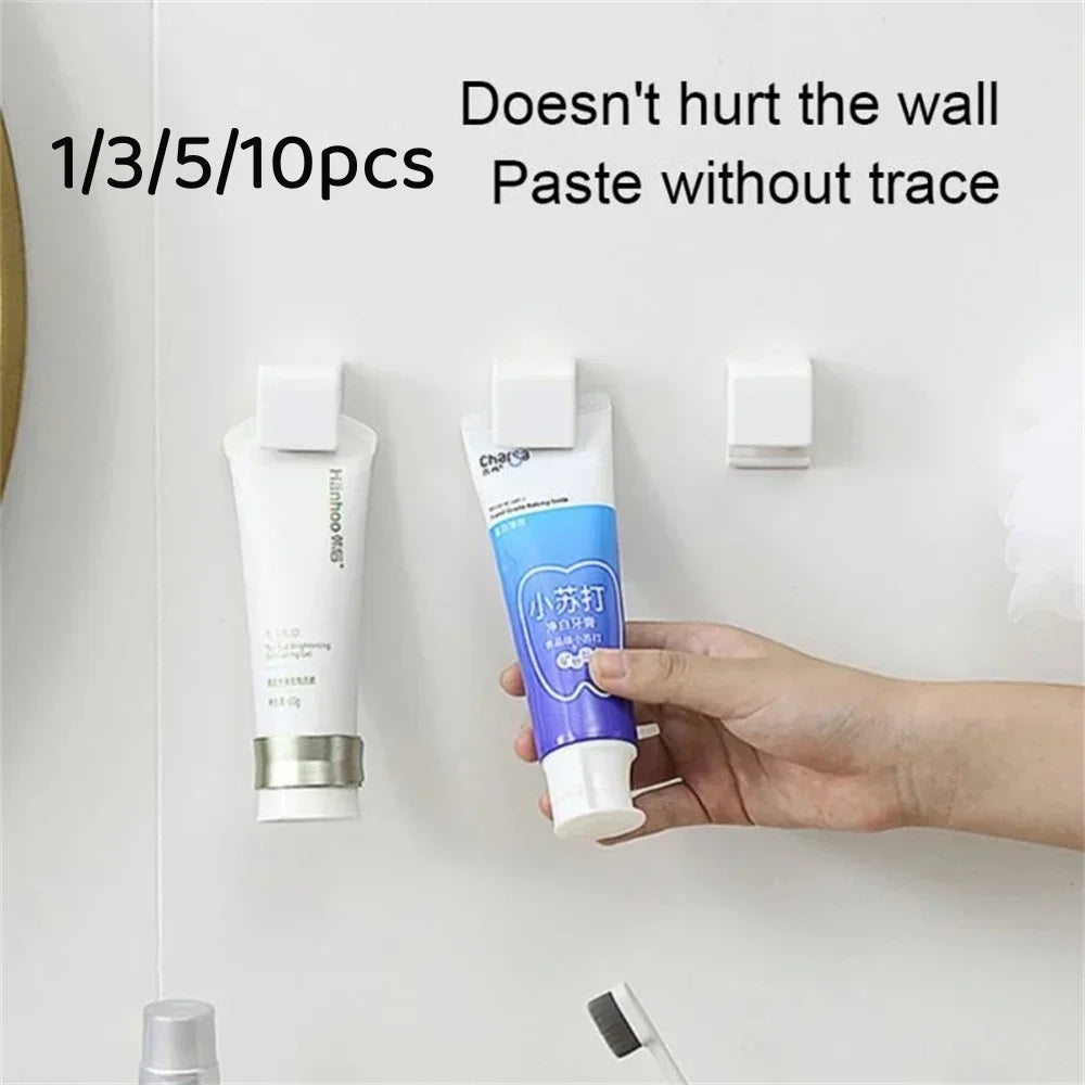 Wall-Mounted Toothbrush & Toothpaste Holder