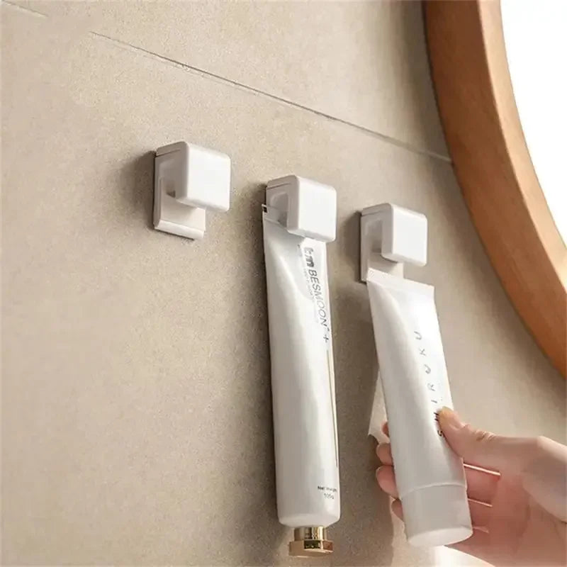 Wall-Mounted Toothbrush & Toothpaste Holder