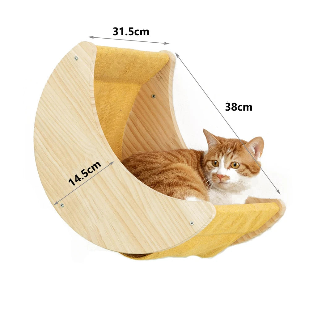 Wall-Mounted Cat Tree Bridge