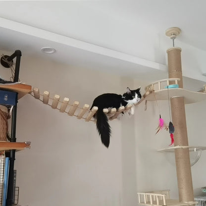 Wall-Mounted Cat Tree Bridge