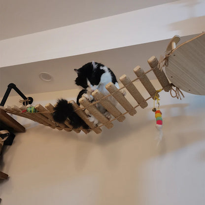 Wall-Mounted Cat Tree Bridge