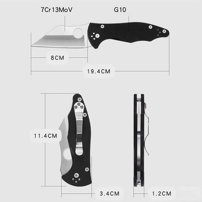 Portable Folding Pocket Tool with G10 Material Handle
