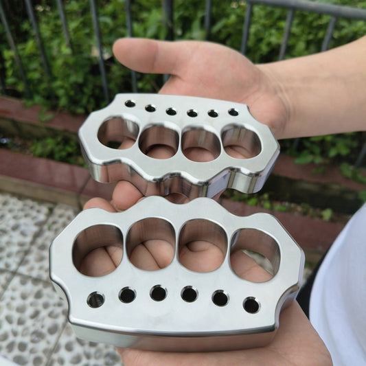Reinforced Steel Quad-Hole Outdoor Tool