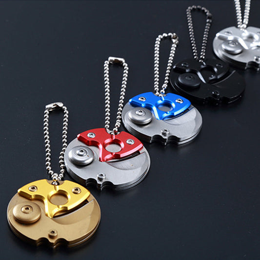 Mini Coin Pendant Tool with Keychain for Everyday Carry