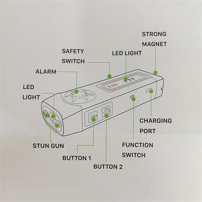 Outdoor Mini Lightweight Multi-Color Portable Multi-Function Tool