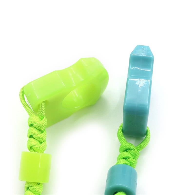 Fluorescent PA Plastic Single Hole Portable Outdoor EDC Tool