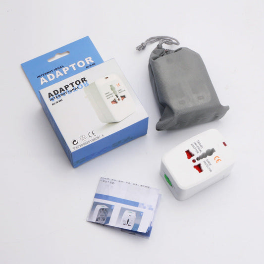Global Travel Socket Featuring Universal Plugs for Multiple Countries