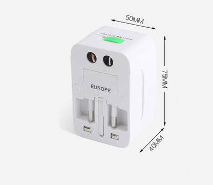 Global Travel Socket Featuring Universal Plugs for Multiple Countries