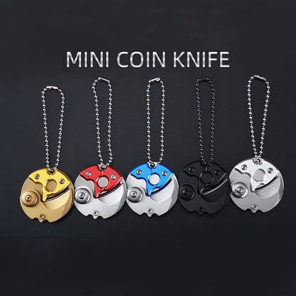 Mini Coin Pendant Tool with Keychain for Everyday Carry