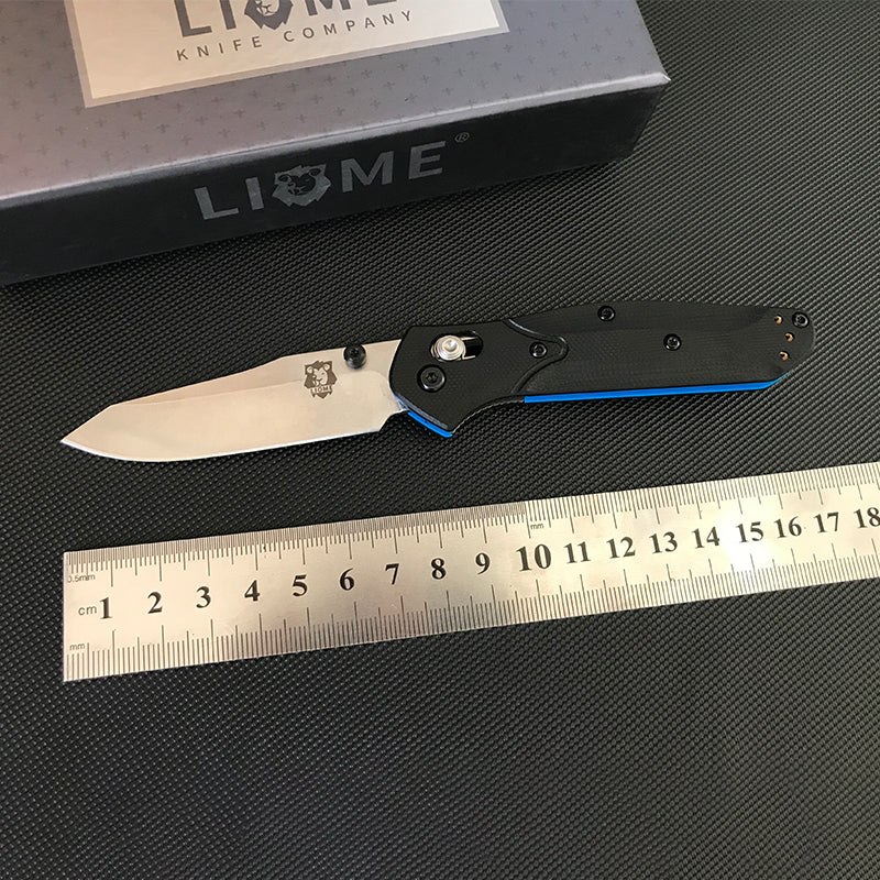 Liome 945 Portable Folding Outdoor EDC Tool with Dual-Tone G10 Handle