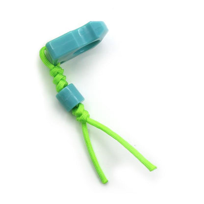 Fluorescent PA Plastic Single Hole Portable Outdoor EDC Tool