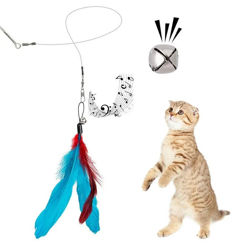 11-Piece Feather Cat Toy Set