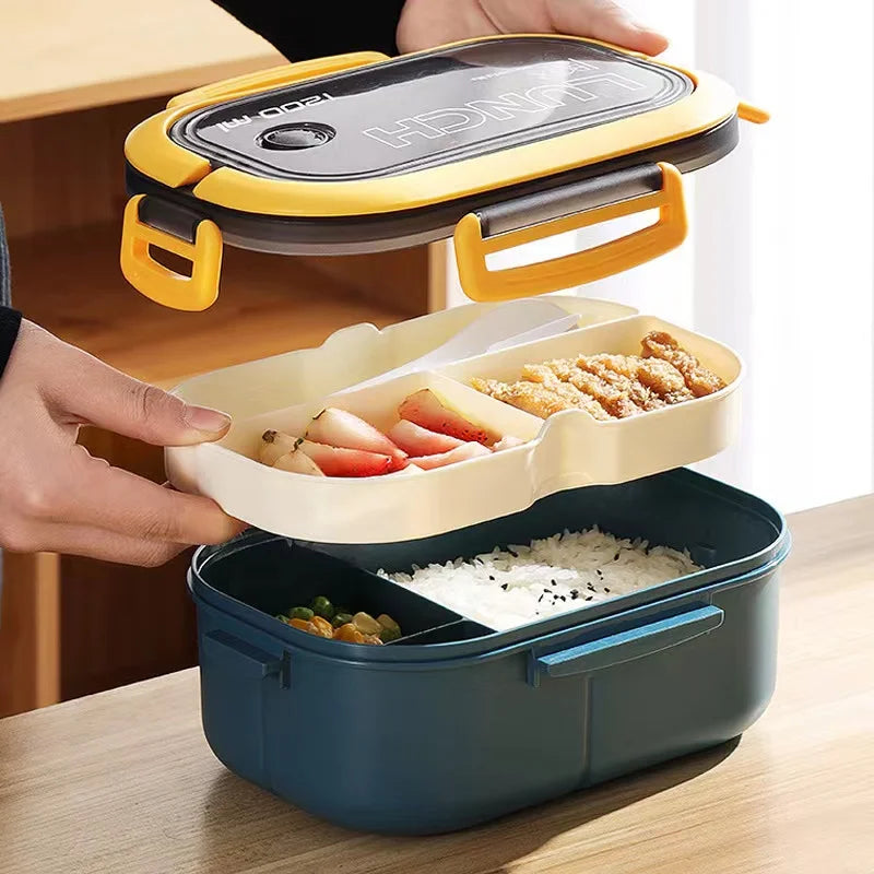 1200ml 2-Layer Portable Bento Box