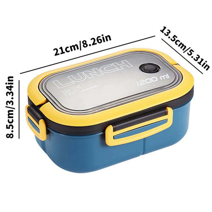 1200ml 2-Layer Portable Bento Box