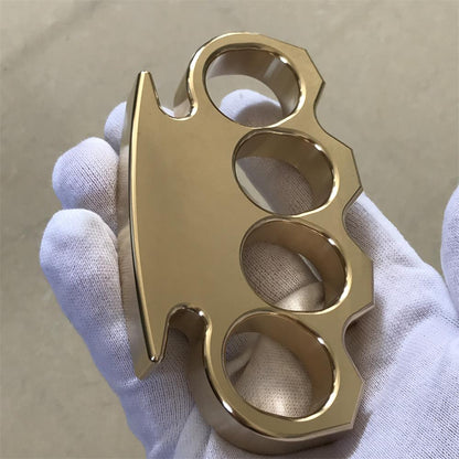 Mirror-Polished Brass Outdoor Bottle Opener Tool