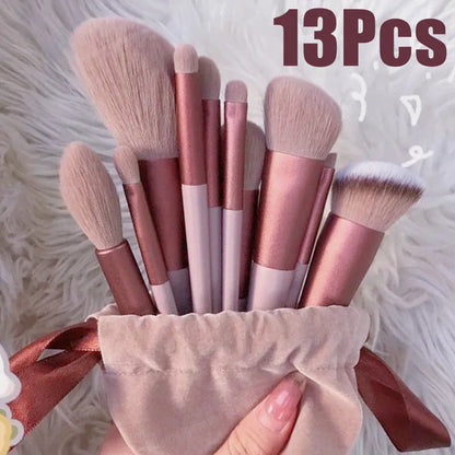 Soft 13 Piece Makeup Brush Set