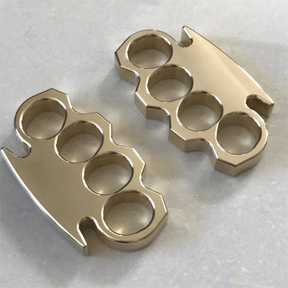 Mirror-Polished Brass Outdoor Bottle Opener Tool