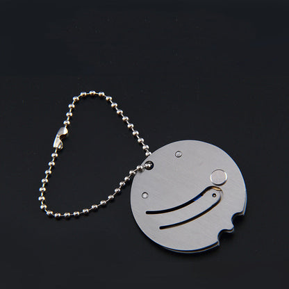 Mini Coin Pendant Tool with Keychain for Everyday Carry