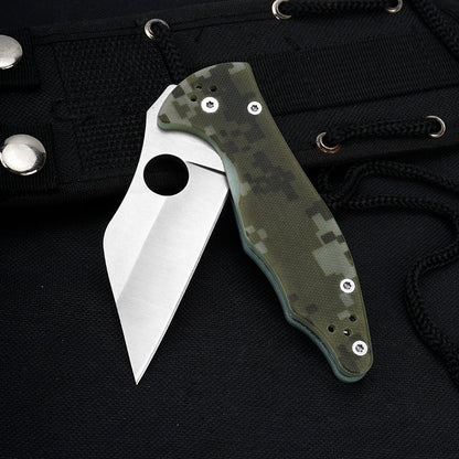 Portable Folding Pocket Tool with G10 Material Handle