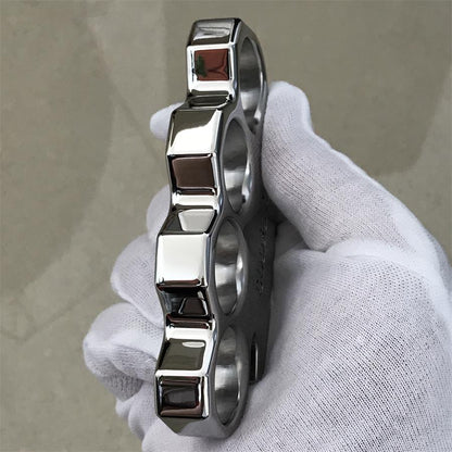 GODEDC Vintage Mirror Steel Outdoor Tool with Angled Chamfer Design