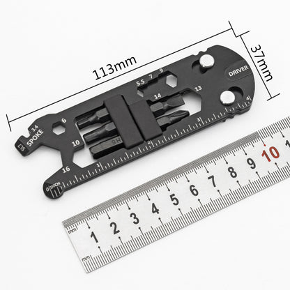 Bicycle Repair Combination Tool Multifunction Wrench Outdoor Carrying Tool