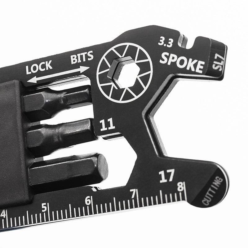 Bicycle Repair Combination Tool Multifunction Wrench Outdoor Carrying Tool