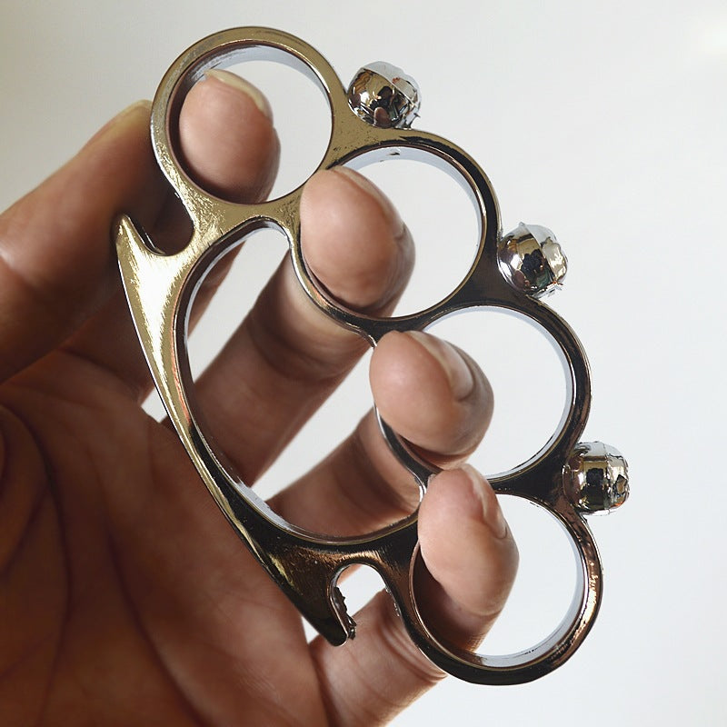 Portable Camping EDC Tool Featuring Four-Hole Zinc Hold