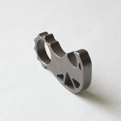 Monster Style Titanium Keychain Tool with Bottle Opener Functions