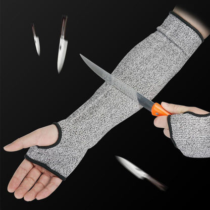 Breathable and Elastic Gray Sleeves Designed for Comfort
