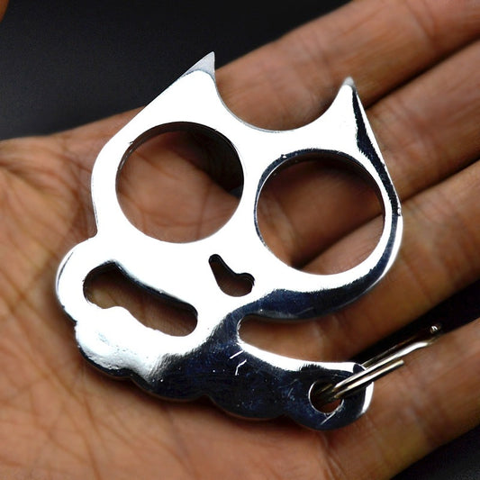 Playful Cat Expression Zinc Alloy Outdoor Portable EDC Keychain Tool