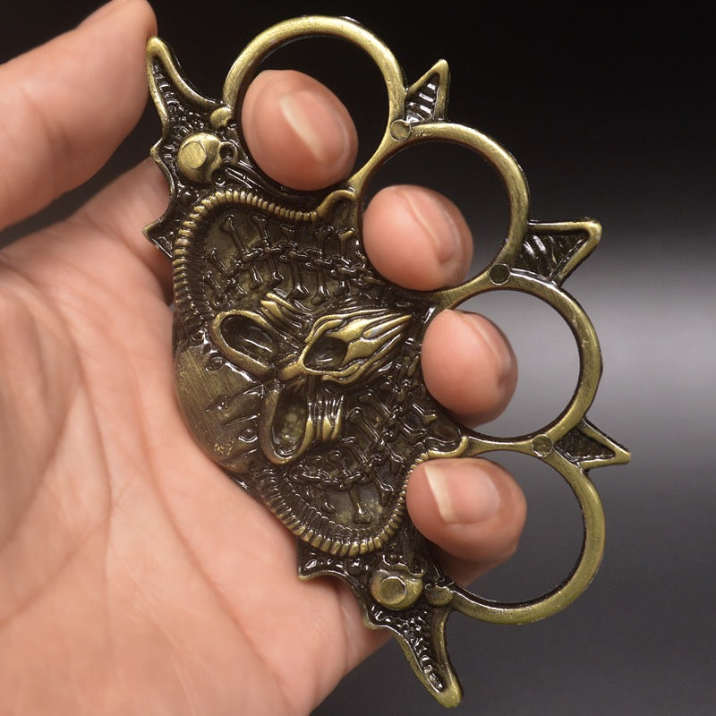 Bearded Skull-Themed Outdoor Tool for EDC Use