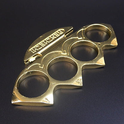 Portable Zinc Alloy Bottle Opener in Fence Form for Backpacking