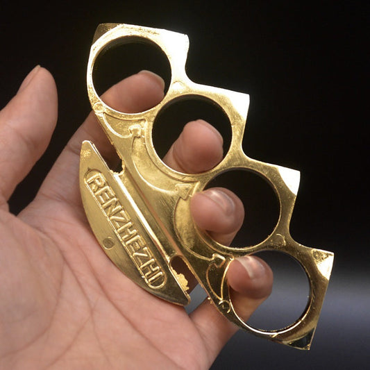 Portable Zinc Alloy Bottle Opener in Fence Form for Backpacking