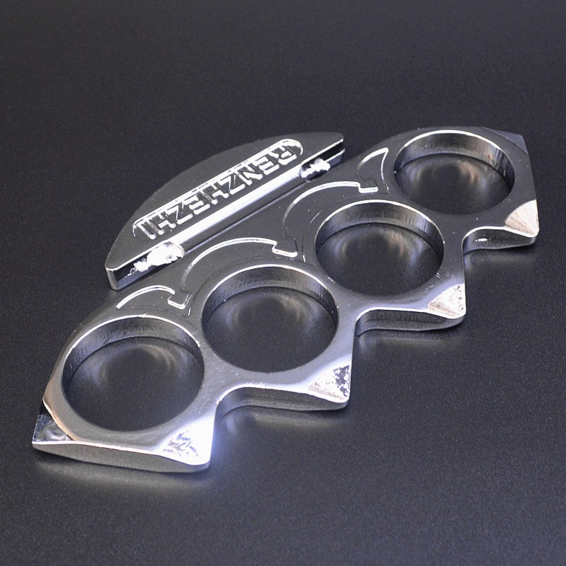 Portable Zinc Alloy Bottle Opener in Fence Form for Backpacking